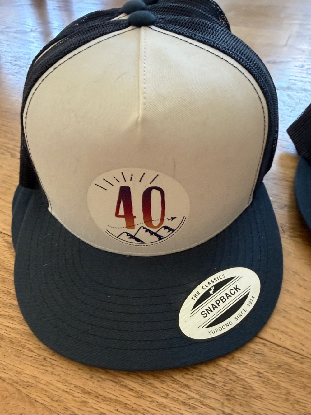 Set of 8 "40" Graphic Two-Tone Snapback Hat - Unbranded